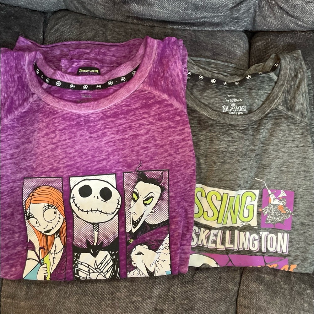 Disney Kids Purple and Gray Sweatshirts